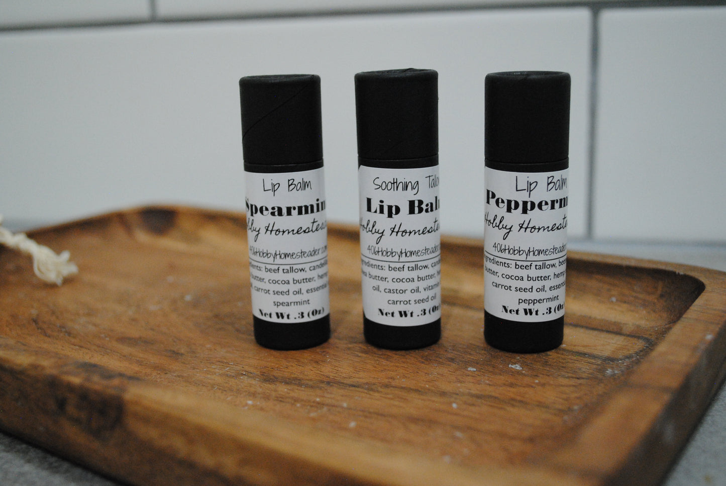 Tallow Lip Balm Trio