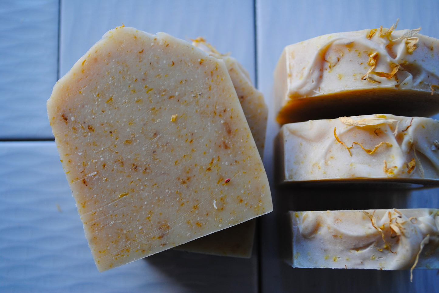 Lemongrass Calendula Tallow Soap